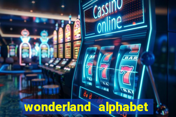 wonderland alphabet comic studio