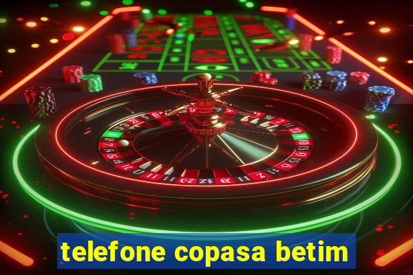 telefone copasa betim