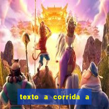 texto a corrida a lagarta lili