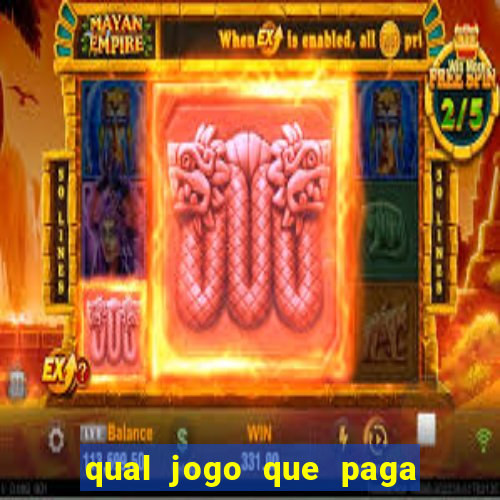 qual jogo que paga dinheiro de verdade pelo pix