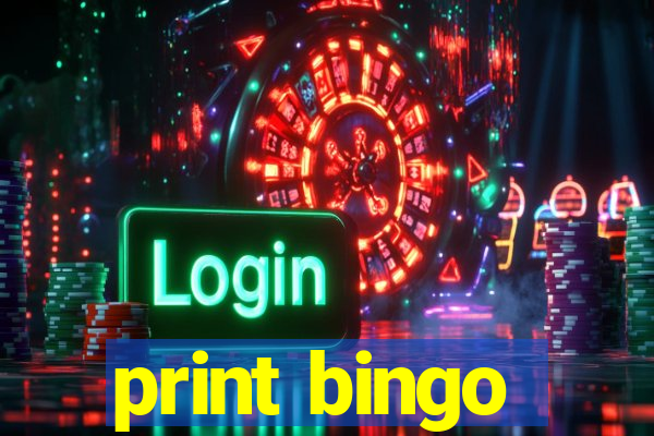 print bingo