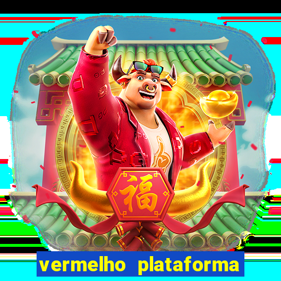 vermelho plataforma de jogos