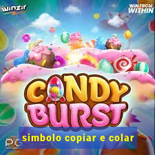 simbolo copiar e colar