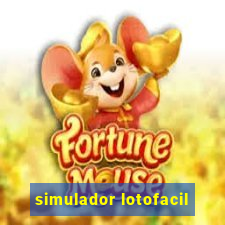 simulador lotofacil