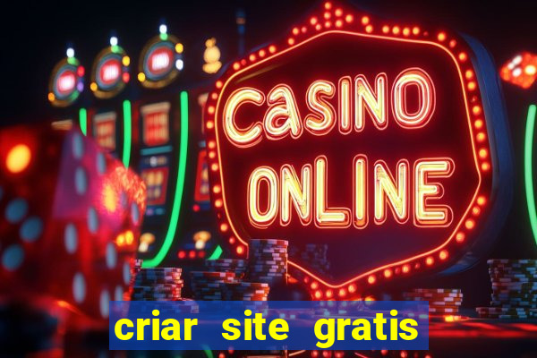 criar site gratis de jogos