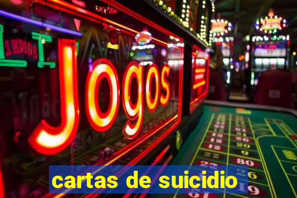 cartas de suicidio